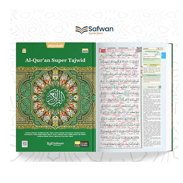Al Quran 30 Juz Belajar Tajwid Warna Latin dan Terjemah Tematik Super Tajwid Ukuran Besar A4