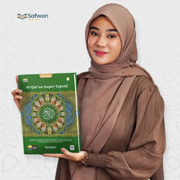 Al Quran Super Tajwid Multikode Tematik Latin Terjemah Perkata QR Code Syaikh Sudais Ukuran A4 Bonus Buku Dzikir Doa Muslim Penunjuk