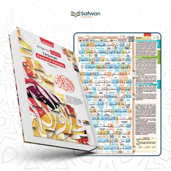 Al Quran Belajar Tajwid Nahwu Terjemah Perhuruf Perkata A5 Bonus Buku Dzikir Buku Doa Muslim