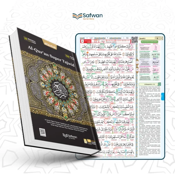 Al Quran 30 Juz Latin Super Tajwid Terjemah Perkata Multikode Warna Alquran Fitur Lengkap Mushaf Belajar Ngaji Ukuran A5