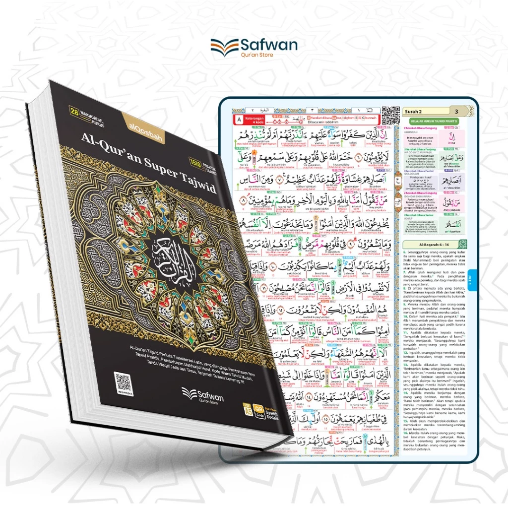 Al Quran 30 Juz Latin Super Tajwid Terjemah Perkata Multikode Warna Alquran Fitur Lengkap Mushaf Belajar Ngaji Ukuran A5