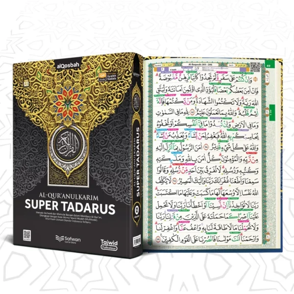 Al Quran 30 Juz Super Tadarus Multikode Warna Huruf Arab Besar Tanpa Terjemah Dan Latin Ukuran A5