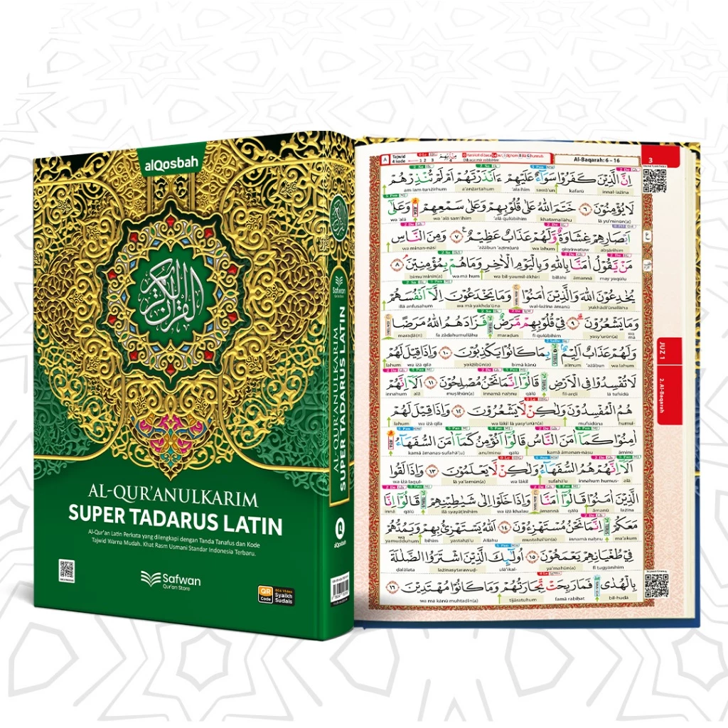 Al Quran Tadarus 30 Juz Super Tadarus Latin Tanpa Terjemah Multikode Warna Fitur Lengkap